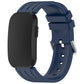 Pin Buckle Vertical-Striped Silicone Watch Band, For Garmin CIRQA Smart Band