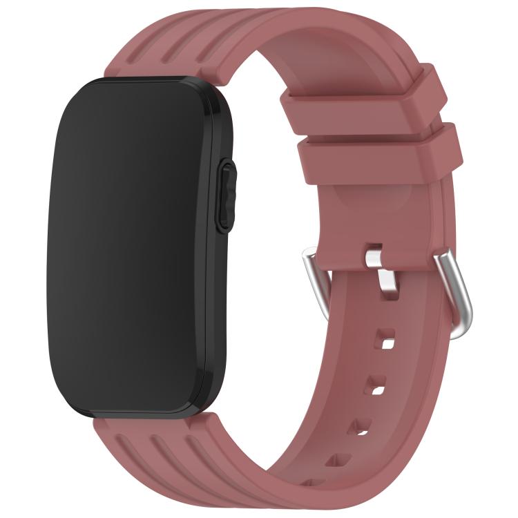 Pin Buckle Vertical-Striped Silicone Watch Band, For Garmin CIRQA Smart Band