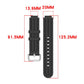 Pin Buckle Vertical-Striped Silicone Watch Band, For Garmin CIRQA Smart Band