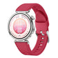 Woven Texture Two Color Silicone Watch Band, 18mm