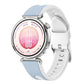 Woven Texture Two Color Silicone Watch Band, 18mm