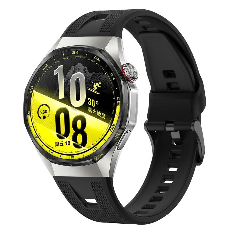 Woven Texture Solid Color Silicone Watch Band, For Huawei Watch GT 7 Pro / GT 6 Pro 46mm