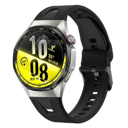Woven Texture Solid Color Silicone Watch Band, For Huawei Watch GT 7 Pro / GT 6 Pro 46mm
