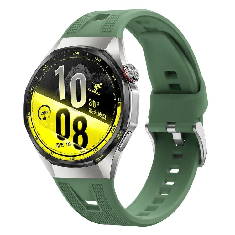 Woven Texture Solid Color Silicone Watch Band, For Huawei Watch GT 7 Pro / GT 6 Pro 46mm
