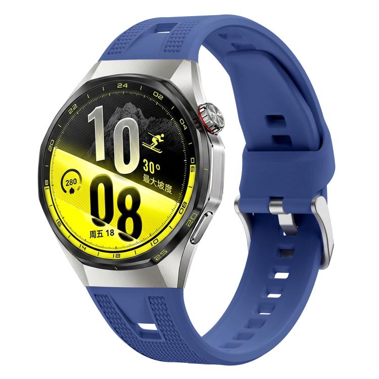 Woven Texture Solid Color Silicone Watch Band, For Huawei Watch GT 7 Pro / GT 6 Pro 46mm