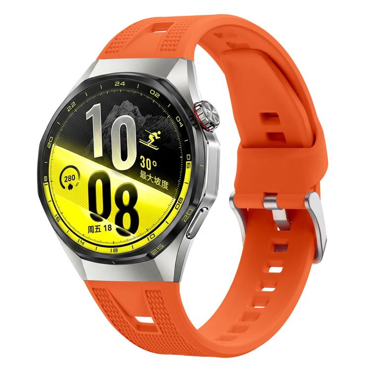 Woven Texture Solid Color Silicone Watch Band, For Huawei Watch GT 7 Pro / GT 6 Pro 46mm