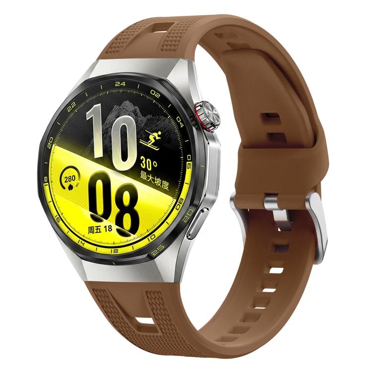 Woven Texture Solid Color Silicone Watch Band, For Huawei Watch GT 7 Pro / GT 6 Pro 46mm