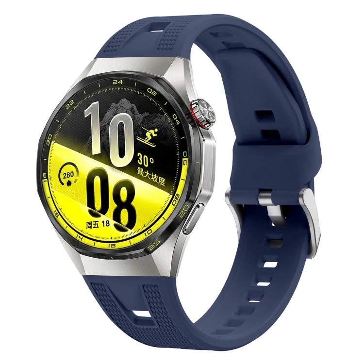 Woven Texture Solid Color Silicone Watch Band, For Huawei Watch GT 7 Pro / GT 6 Pro 46mm