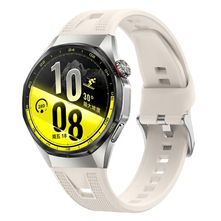 Woven Texture Solid Color Silicone Watch Band, For Huawei Watch GT 7 Pro / GT 6 Pro 46mm