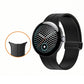 Folding Magnetic Clasp Silicone Watch Band, For Google Pixel Watch 5 / 4 / 3 45mm