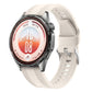 Woven Texture Pin Buckle Solid Color Silicone Watch Band, 22mm