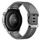 Press Button Dual-Sided Honeycomb Pattern Solid Color Silicone Watch Band, 22mm