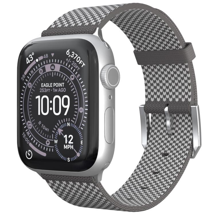 Double-Stitch Knitted Integrated Nylon Watch Band, For Apple Watch 46mm / 49mm / 45mm / 44mm, For Apple Watch 42mm / 41mm / 40mm / 38mm