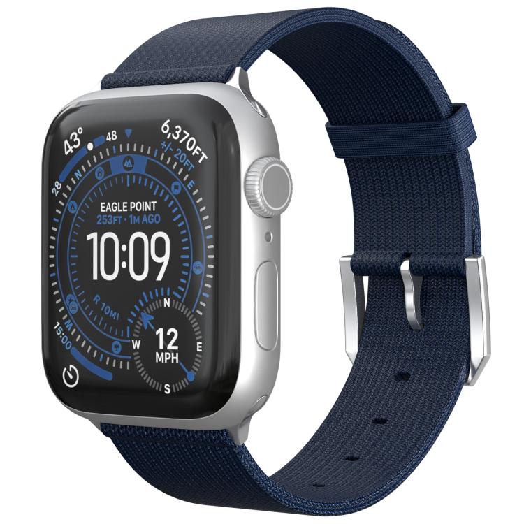 Double-Stitch Knitted Integrated Nylon Watch Band, For Apple Watch 46mm / 49mm / 45mm / 44mm, For Apple Watch 42mm / 41mm / 40mm / 38mm