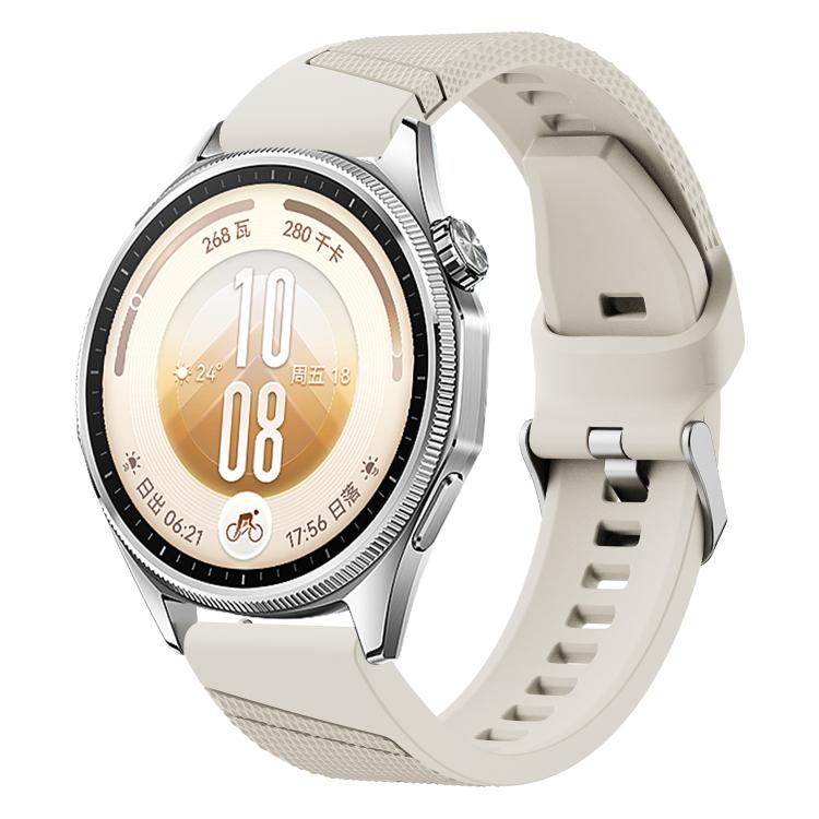 Textured Silicone Watch Band, 22mm