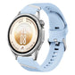 Textured Silicone Watch Band, 22mm
