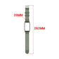 Metal Case Hybrid Breathable Perforated Silicone Watch Band, For Garmin CIRQA Smart Band