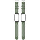 Metal Case Hybrid Breathable Perforated Silicone Watch Band, For Garmin CIRQA Smart Band