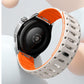 Press Button Mountain Armor Magnetic Silicone Watch Band, 18mm, 22mm