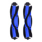 JUNSUNMAY main clean sweeper brushes (2 pack), blue core with black bristles