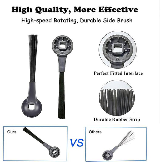 JUNSUNMAY 6 PCS/Pack Side Brush for Shark AV2501S / AV2501AE / RV2502AE