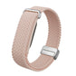 TPU Case Integrated Magnetic Clasp Nylon Braided Loop Watch Band, For Google Fitbit Air