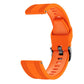 Double-Sided Honeycomb Texture Pin Buckle Solid Color Silicone Watch Band, 22mm