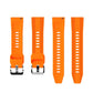Double-Sided Honeycomb Texture Pin Buckle Solid Color Silicone Watch Band, 22mm
