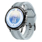 Double-Sided Honeycomb Texture Pin Buckle Solid Color Silicone Watch Band, 22mm