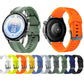 Double-Sided Honeycomb Texture Pin Buckle Solid Color Silicone Watch Band, 22mm