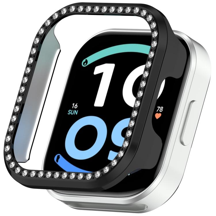 Diamond Half Coverage Hollow PC Watch Protective Case, For Redmi Watch 6 Active