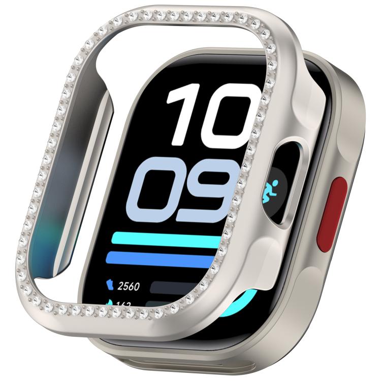 Diamond Half Coverage Hollow PC Watch Protective Case, For Redmi Watch 6 Lite