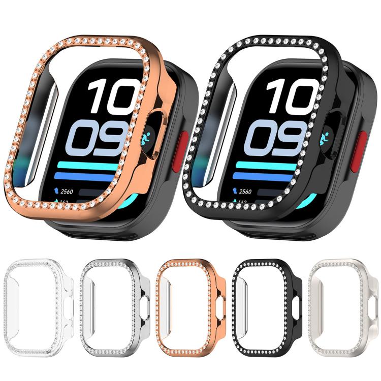 Diamond Half Coverage Hollow PC Watch Protective Case, For Redmi Watch 6 Lite