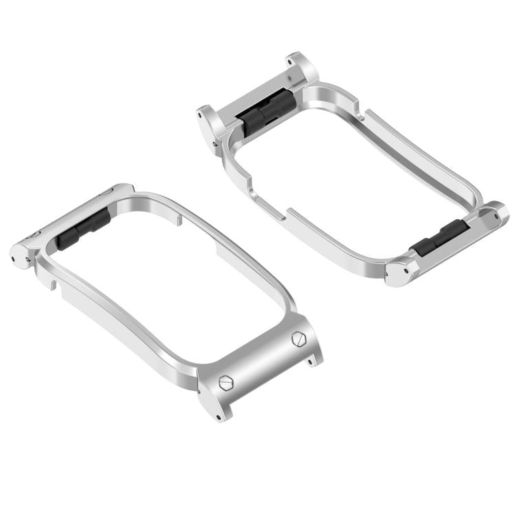 Spring Bar Style 20mm Metal Watch Frame Protective Case, For Garmin CIRQA Smart Band