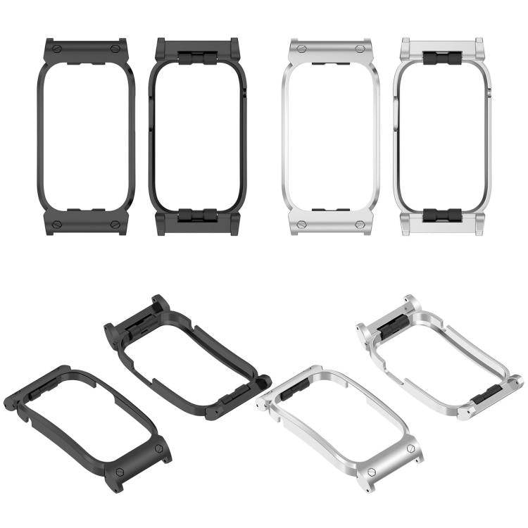 Spring Bar Style 20mm Metal Watch Frame Protective Case, For Garmin CIRQA Smart Band