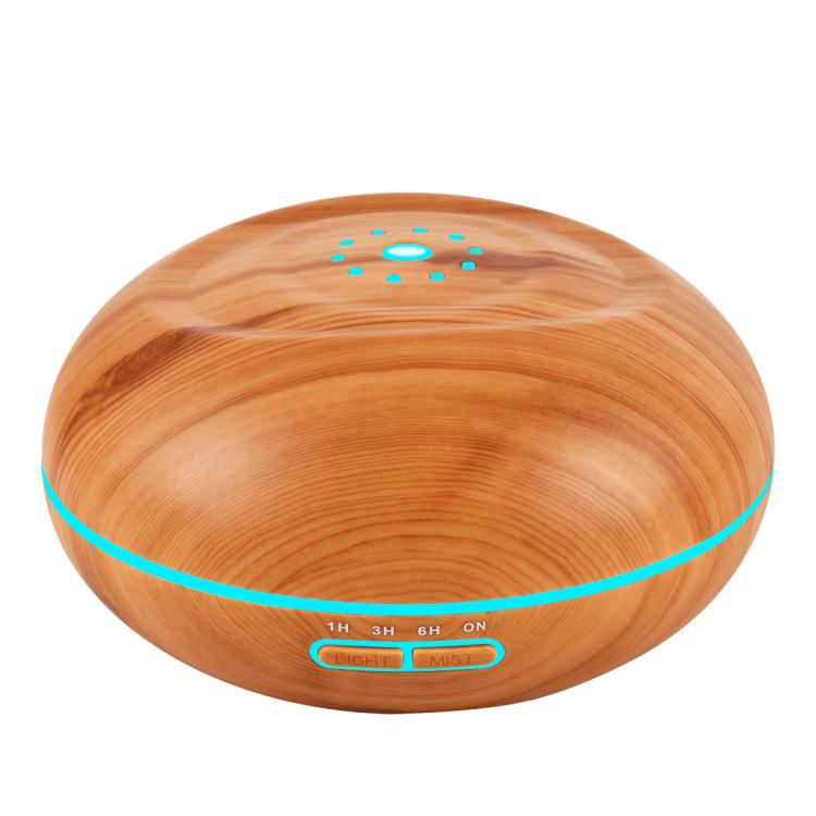 500ml Aromatherapy Diffuser Large Capacity Ultrasonic Essential Oil Humidifier with 7 Colors LED Lights, UK Plug, US Plug, AU Plug, EU Plug
