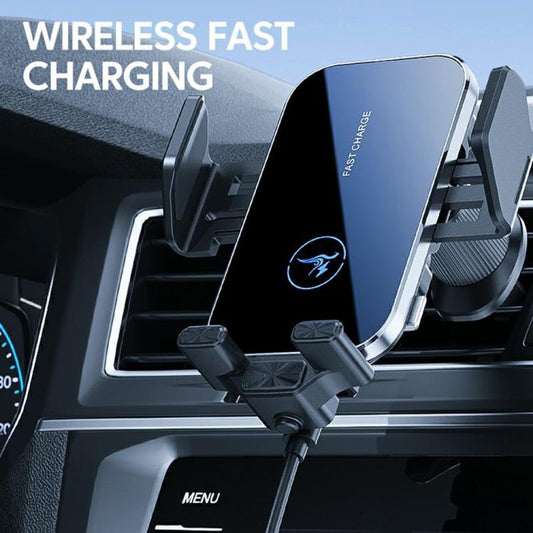 X14 15W Qi Wireless Car Charger 360-Degree Rotatable Air Vent Phone Holder