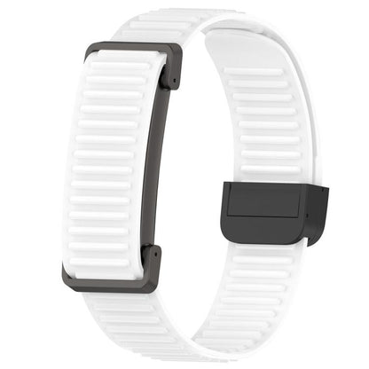 High-Stretch Magnetic Buckle Silicone Watch Band, For Google Fitbit Air