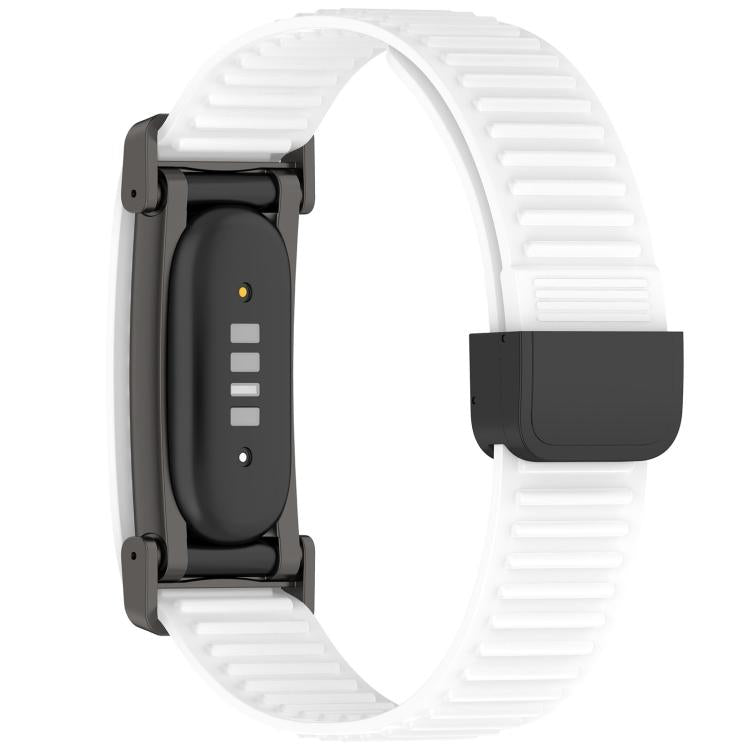 High-Stretch Magnetic Buckle Silicone Watch Band, For Google Fitbit Air