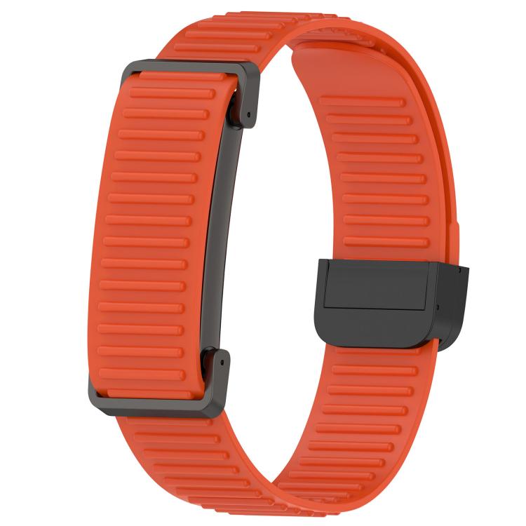 High-Stretch Magnetic Buckle Silicone Watch Band, For Google Fitbit Air