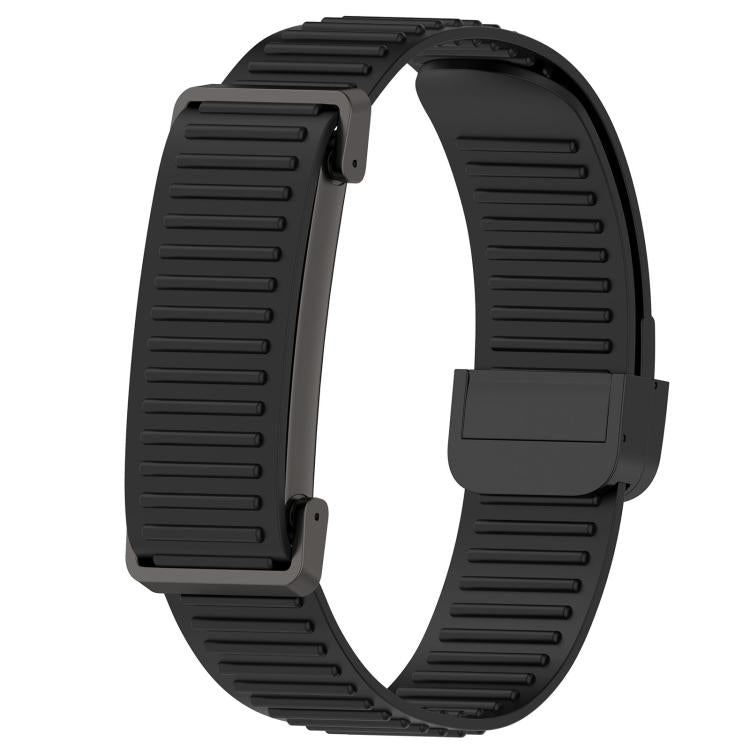 High-Stretch Magnetic Buckle Silicone Watch Band, For Google Fitbit Air
