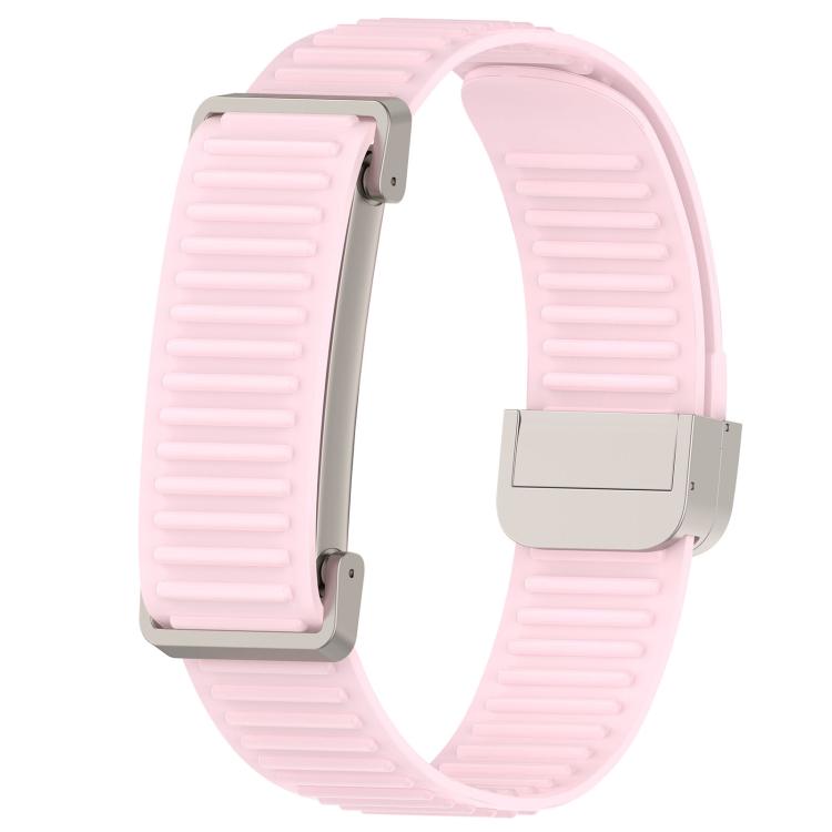 High-Stretch Magnetic Buckle Silicone Watch Band, For Google Fitbit Air
