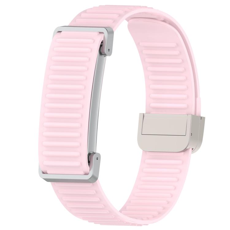High-Stretch Magnetic Buckle Silicone Watch Band, For Google Fitbit Air