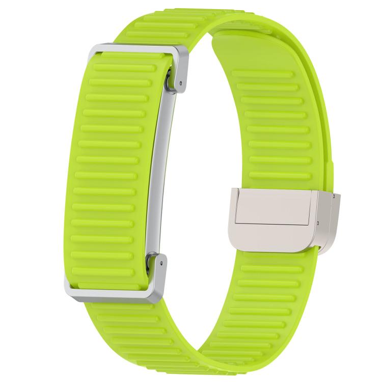 High-Stretch Magnetic Buckle Silicone Watch Band, For Google Fitbit Air