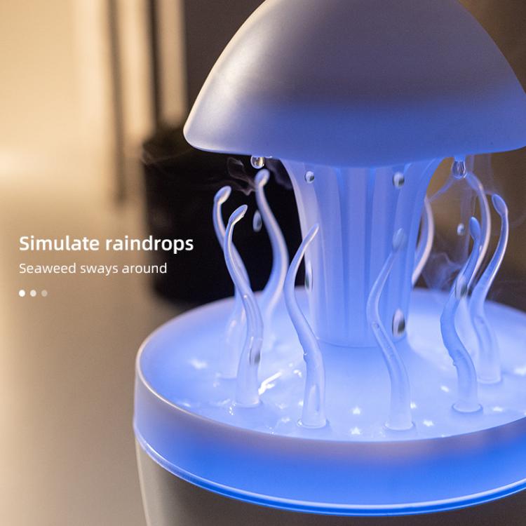 300ml Mushroom Jellyfish Aroma Diffuser Colorful Raindrop Humidifier, US Plug, UK Plug, EU Plug, AU Plug