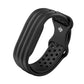 Butterfly Buckle Perforated Solid Color Silicone Watch Band, For Google Fitbit Air