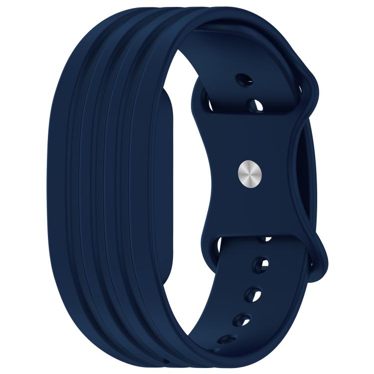 Butterfly Buckle Solid Color Silicone Watch Band, For Hume Band 2.0