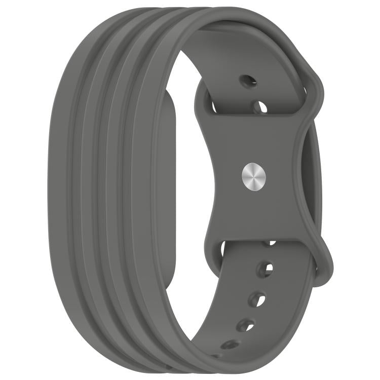Butterfly Buckle Solid Color Silicone Watch Band, For Hume Band 2.0