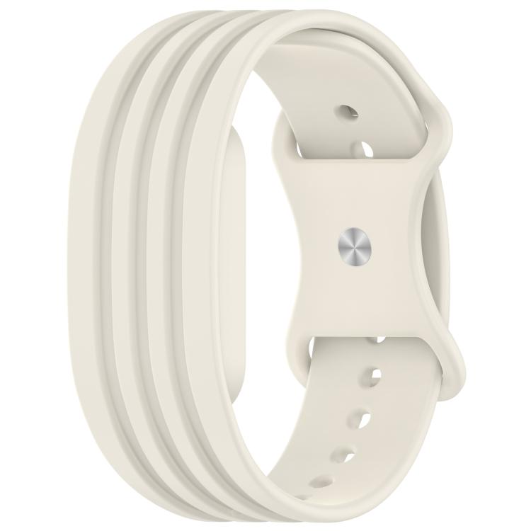 Butterfly Buckle Solid Color Silicone Watch Band, For Hume Band 2.0