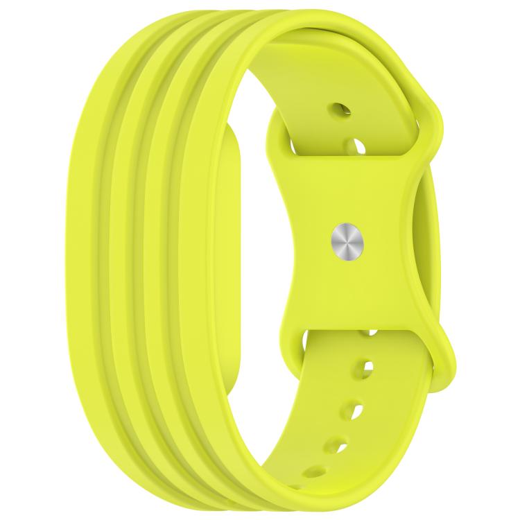Butterfly Buckle Solid Color Silicone Watch Band, For Hume Band 2.0